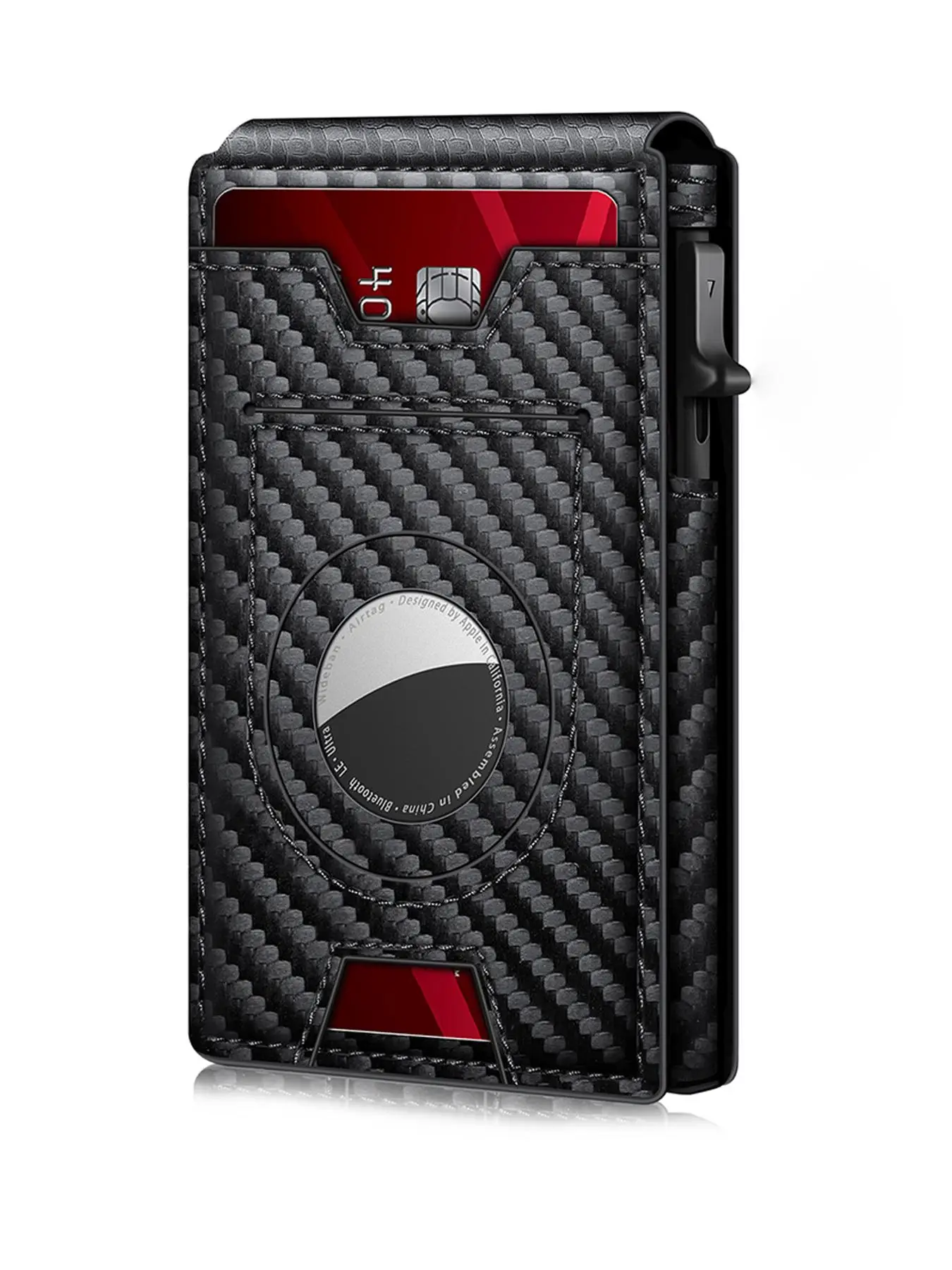 Men's Business Striped Graphic RFID Blocking Card Holder, Minimalist Super Slim Casual Trendy Cardholder, Chic Cardholder for Daily & Work Use