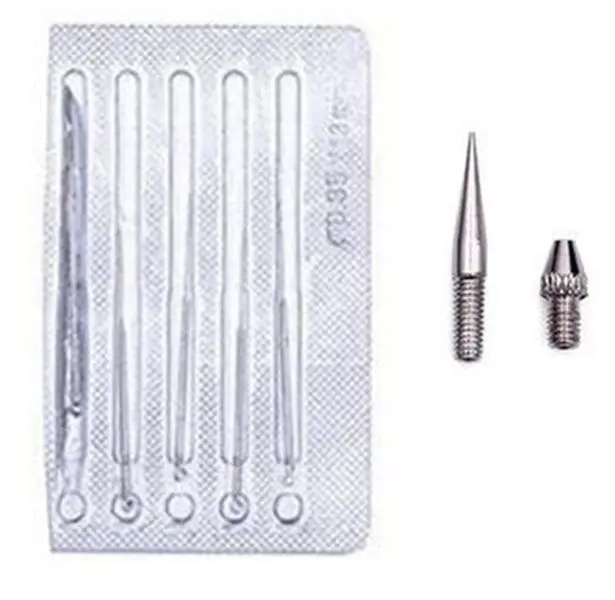 Replacement Accessories parts: 2 heads + 5 tips. For Beauty pen, Replacement parts: 2 heads + 5 tips. Professional Thick 2 Caps 5 Disposable Comedone Pimple , Acne , Blackhead, Zit and Blemish Remover Tools, Pimple Popper Tools