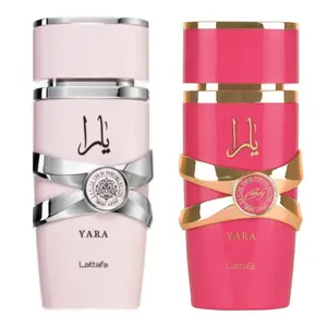 Lattafa Yara Candy & Yara Women's Perfume Fragrance Gift Bundle - 3.4oz(100ml) Vanilla Floral Scented Daily Aroma Unisex Beauty & Personal Care Fragrance