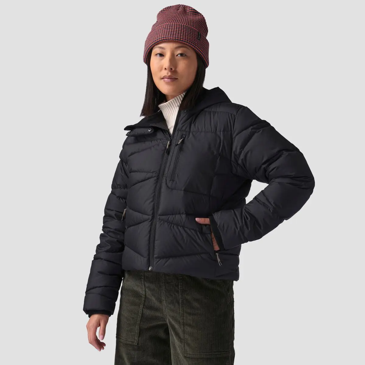 Backcountry Stansbury Women's Puffy ALLIED Down Jacket - Long Sleeve Hooded Winter Coat for Everyday Wear, Coats