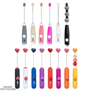 14pcs DIY Heart Beadable Utility Knife Mini Box Cutter, Portable Paper Cutting Craft Tool for Home Office School