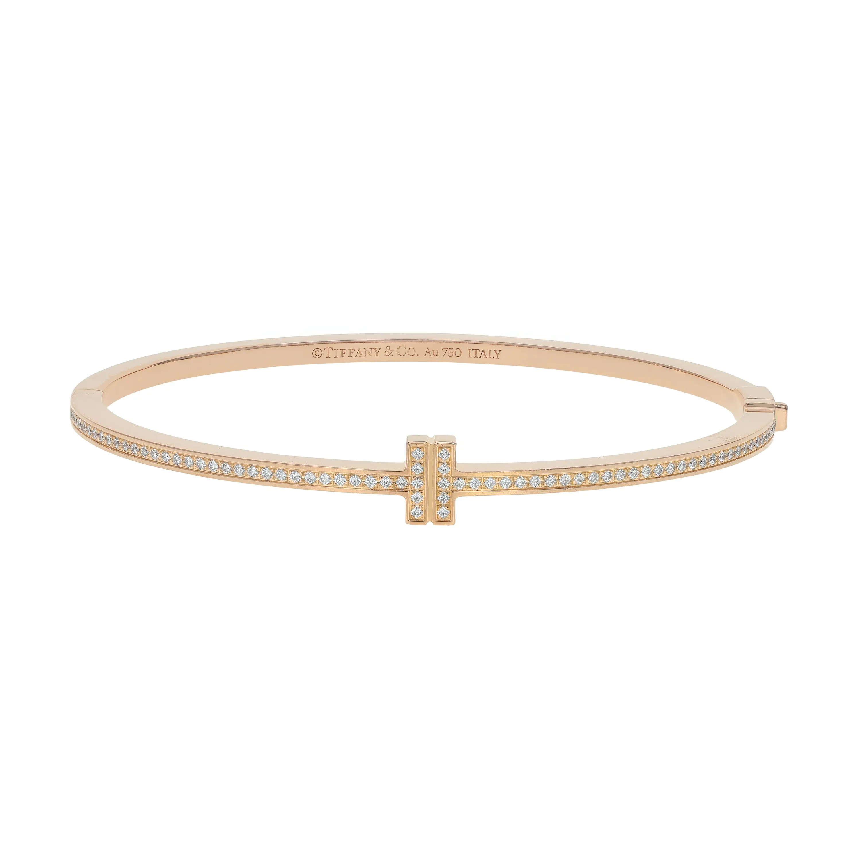 Pre-owned Tiffany & Co. Tiffany T Bangle Bracelet