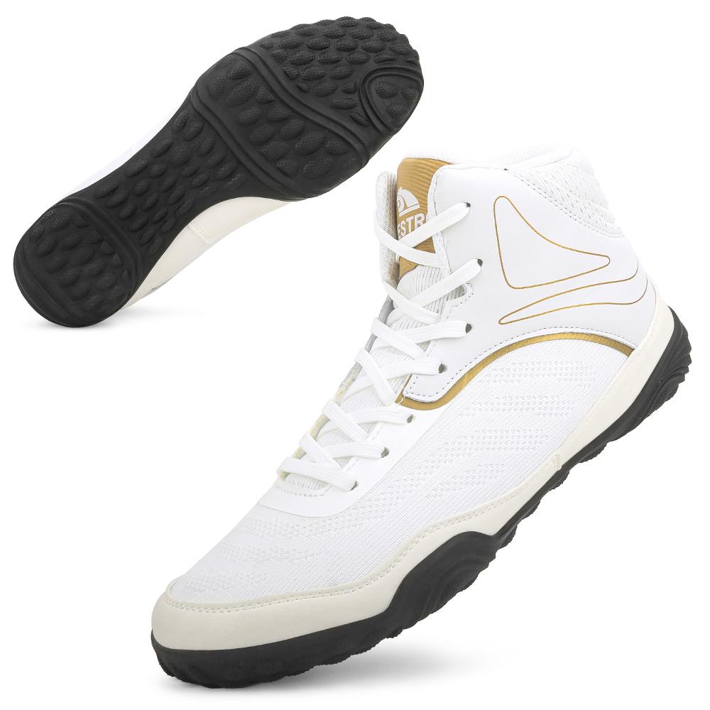 Men's Fashion Wrestling Shoes - Breathable Mesh Martial Arts Shoes, Non-Slip Casual Sports Fighting Footwear