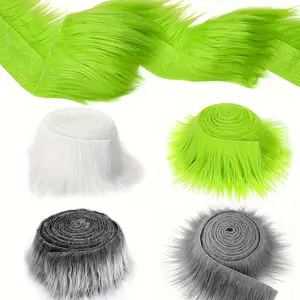 1pc Artificial Fur Fabric, Comfortable Plush Christmas Tree Ornament, Washable Fabric for DIY Dwarf, Cosplay Costume Sewing, Halloween, New Year, Creative Handmade Fabric Design for Winter, Decoration, Decoration Props