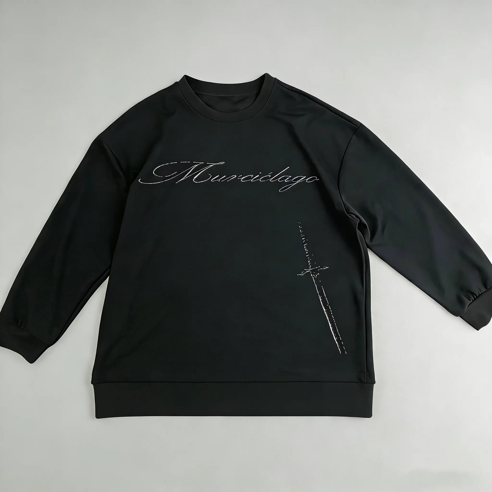 Ulquiorr a Cifer Sweatshirts Bleach Inspired Anime Winter Menswear Long Sleeve Crew Neck Casual Pullover Sweatshirts Bestie Tops  bundle eugene emo clothes unknown new york outfit affliction hoodie deku  outfits good graphic tees city boy