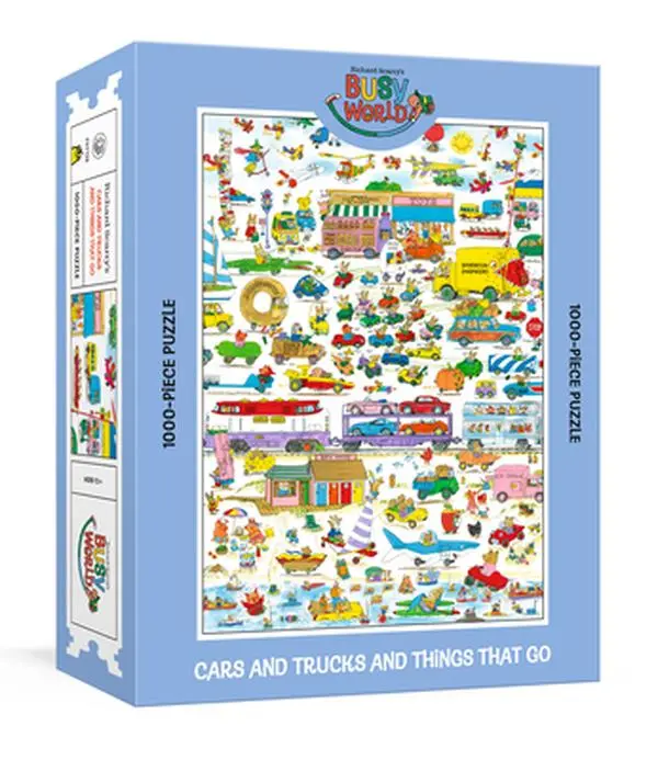 Richard Scarry's Cars and Trucks and Things That Go: 1000-Piece Puzzle: A Nostalgic Jigsaw Puzzle Inspired by the Timeless Classic: Jigsaw Puzzles for -- Richard Scarry, Game