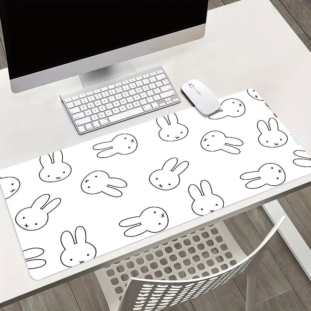 Cartoon Bunny Rabbit Cute M-Miffy n-nijntje Non-slip Lockedge Thickened Desktop MousePad Large Comfort Gaming Office Student