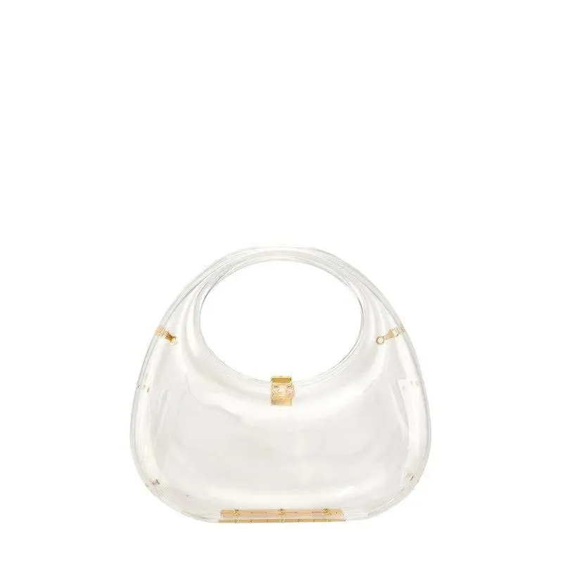 Acrylic Circle Transparent Rigid Bag