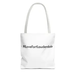 #ILoveFortLauderdale Community Love Canvas Tote (Supports Local Businesses)