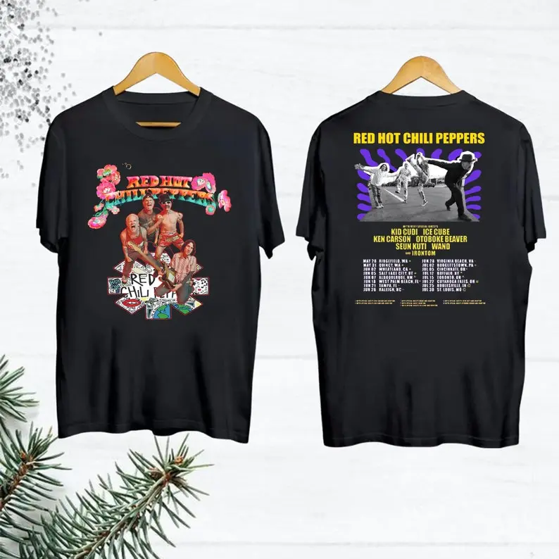 RHCP Tour 2024 Shirt, Red H0t Ch!l! P3pp3rs The Unlimited Love Tour 2024 T-Shirt, Red H0t Ch!l! P3pp3rs Band Shirt, RHCP Band Fan Gift Shirt