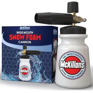 McKillans Widemouth Snow Foam Cannon 2 - Herramienta de lavado de auto profesional en casa