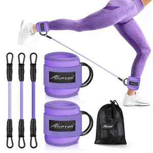 Ankle Resistance Bands,Ankle Weights,Glute & Lower Body Exercises Equipment,Pilates Equipment for Ankle,Workout Sets for Women,Resistance Bands for Working Out,Exercise Bands for Butt Lift