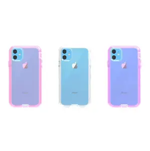 For iPhone 12 Mini - Transparent Shockproof Derfender Series Case