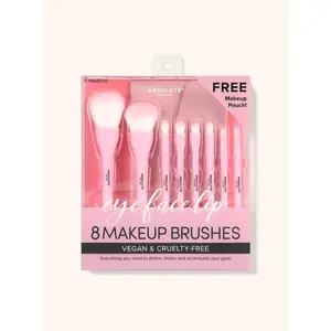 Pink Essentials Makeup Brush Set