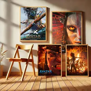 Classic Movie A-Avatar Poster HD Waterproof Art Sticker | Custom DIY Self-Adhesive Wall Print | Fade-Resistant, Long-Lasting Decorative Poster for Home, Office, Living Room, Bar | Multiple Sizes, High Definition, Easy to Apply & Clean