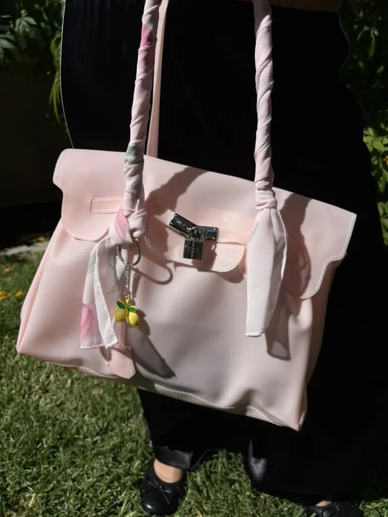Jelly Bag with Silver Hardware