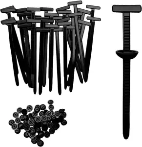 50Pcs Heavy-Duty Nylon Universal Cable Ties – Self-Locking Buckle, Multipurpose Tool for Car & Daily Repairs
