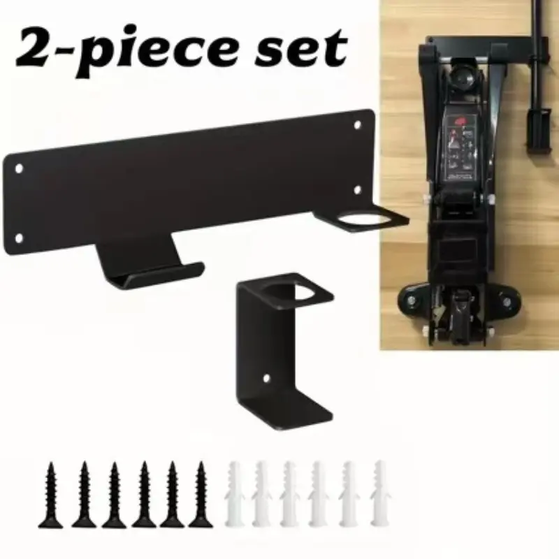 Floor Jack Wall Mount Rack, Car Hydraulic Winch Fixed Holder, Wall Mounted Storage Rack, Installation Bracket, Tool, Heavy Duty Durable & Secure Design, Tool Holders