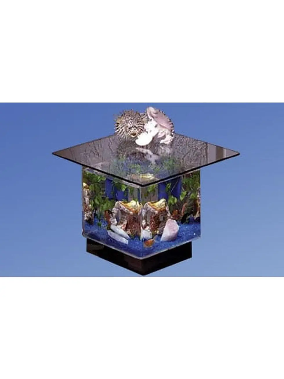 Aqua End Table Aquarium