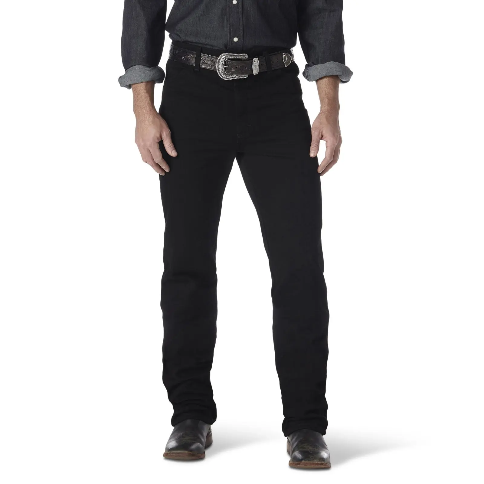 Wrangler Cowboy Cut Shadow Slim Fit Jean - Black