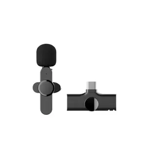 Wireless Lavalier Microphone Dual System Long Battery Life Noise Cancellation for Outdoor Recording Mobile Streaming and Content Creation
