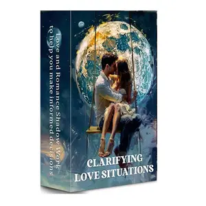 Clarifying Love Situations Oracle Cards, Twin Flame Shadow Work Deck, Soul Partner Relationship, 56 Cards, Ages 13+