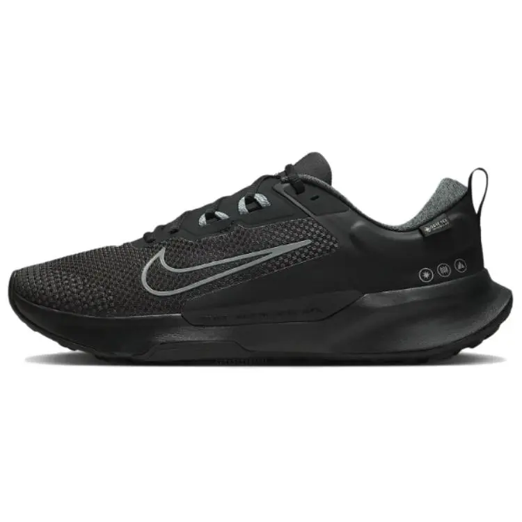 Nike Juniper Trail 2 GORE-TEX Waterproof Low-Top Trail Running Shoes for Men in Black-Gray Trending Shoes, House White Official Shoes to Get / Maison Mihara