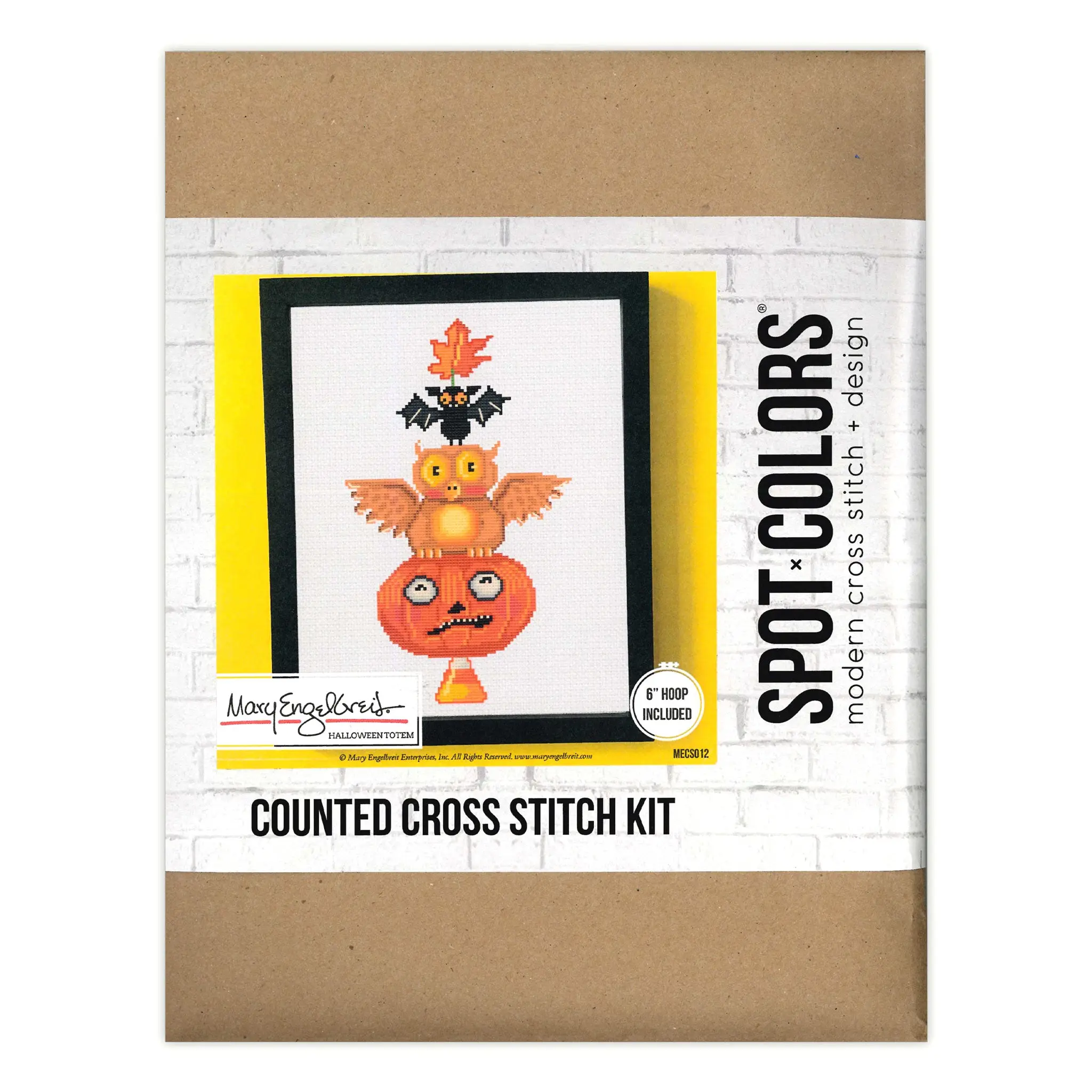 Halloween Totem Counted Cross Stitch Kit