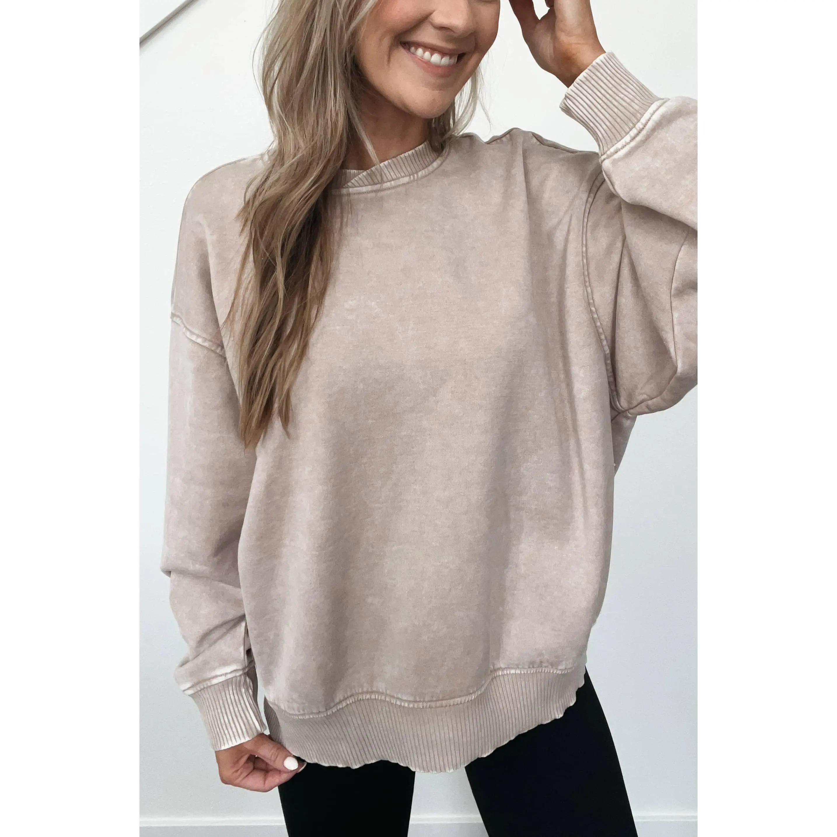 True Happiness Stone Wash Pullover