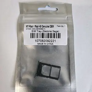 Samsung Razr Razr 40 Genuine OEM SIM Card Tray Holder for Galaxy A14 5G (XT2323 / 2023) - Made in China, Durable Design - Phone, Cellphone, Smartphone