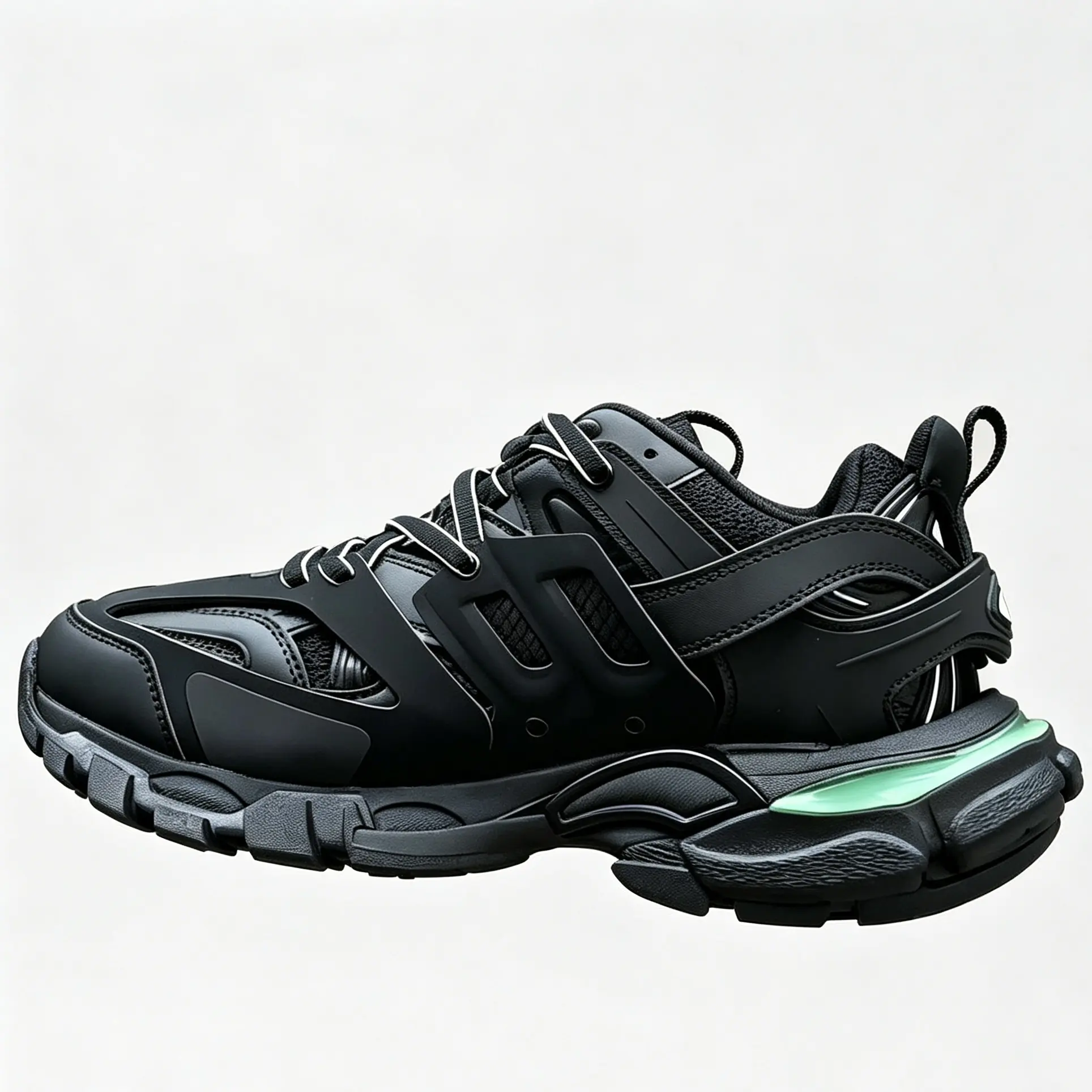 Trendy vintage casual dad shoes size 35-45 men's and women's track height increasing LED shoes designer multiple colors casual shining trainers