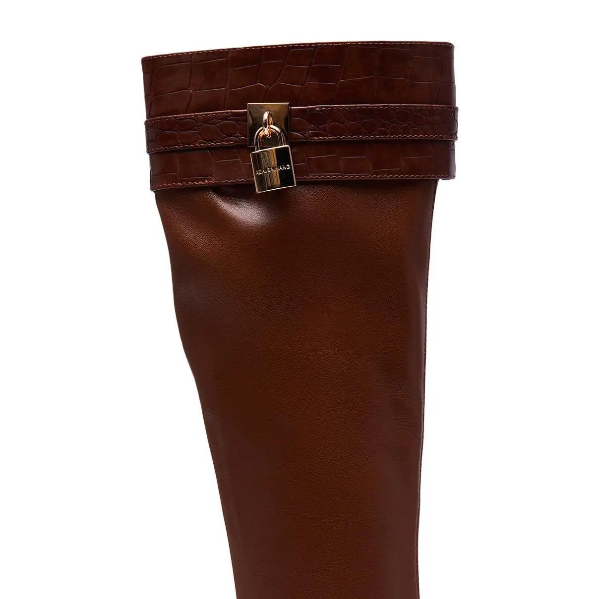 ジェジュン 韓国eveline popup　6枚 AZALEA WANG GLENNA COGNAC STRETCH PU WEDGE BOOT - TikTok Shop