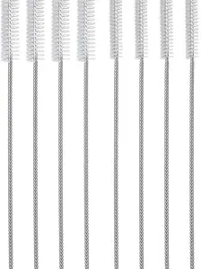 Straw Cleaner Brush Set, 8-Piece Long Cleaning Brush for Straws on Tumbler, Water Bottle, Sippy Cup, and Pipes
