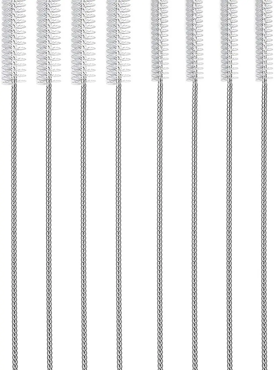 Straw Cleaner Brush Set, 8-Piece Long Cleaning Brush for Straws on Tumbler, Water Bottle, Sippy Cup, and Pipes