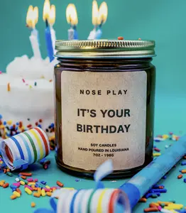 It's Your Birthday Candle | Birthday Cake Scented | Bakery Scented | 9oz Coconut Soy Based