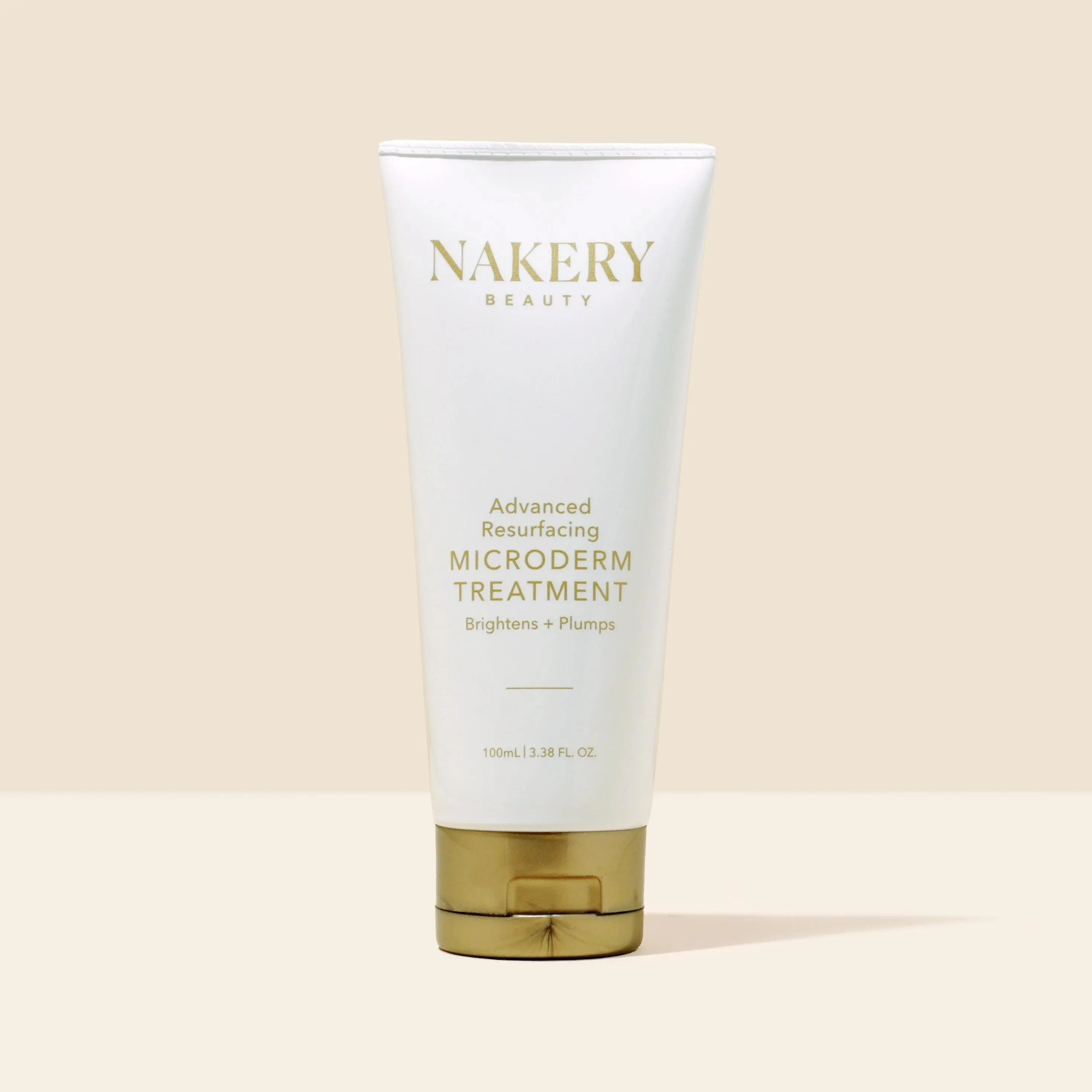 Nakery Beauty Advanced Resurfacing Microderm Treatment Face Exfoliator Scrub - Sensitive Skin Formula with Retinol, Vitamin C, Pineapple, Sapphire, Lactic Acid, Firming, Moonstone for Smooth Skin, Microdermabrasion, Triple-Action, Citric Acid, Magnesium A