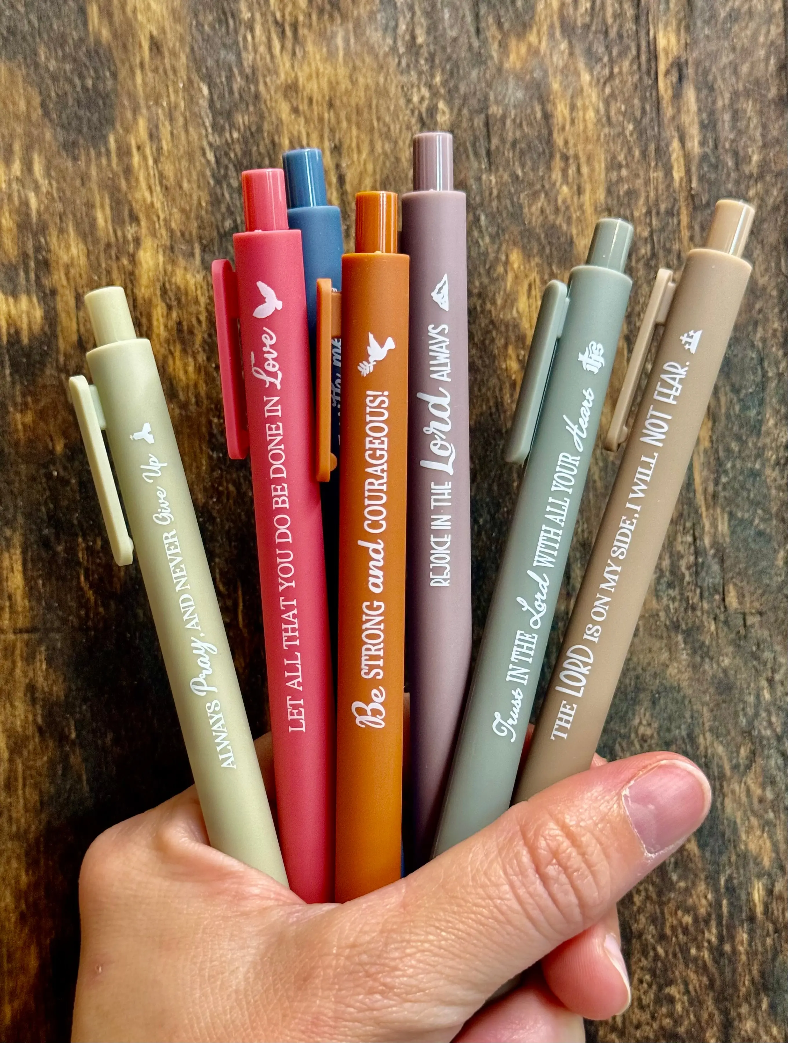 Scripture Pens - Bible Pens - Smooth Writing Pens - Jesus Pens - Scripture Bible Pens - Christian Gift