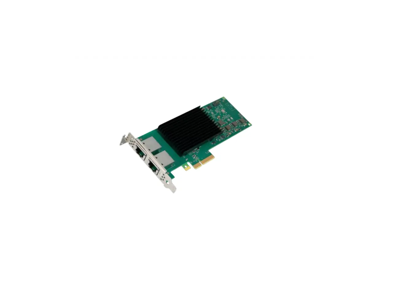 Intel 10Gigabit Ethernet Network Adapter E610-XT2 - PCI Express 4.0 x4 - Intel E610-XAT2 - 2 Port(s) - 2 - Twisted Pair - Low Profile and Full Height Bracket Height  E610XT2