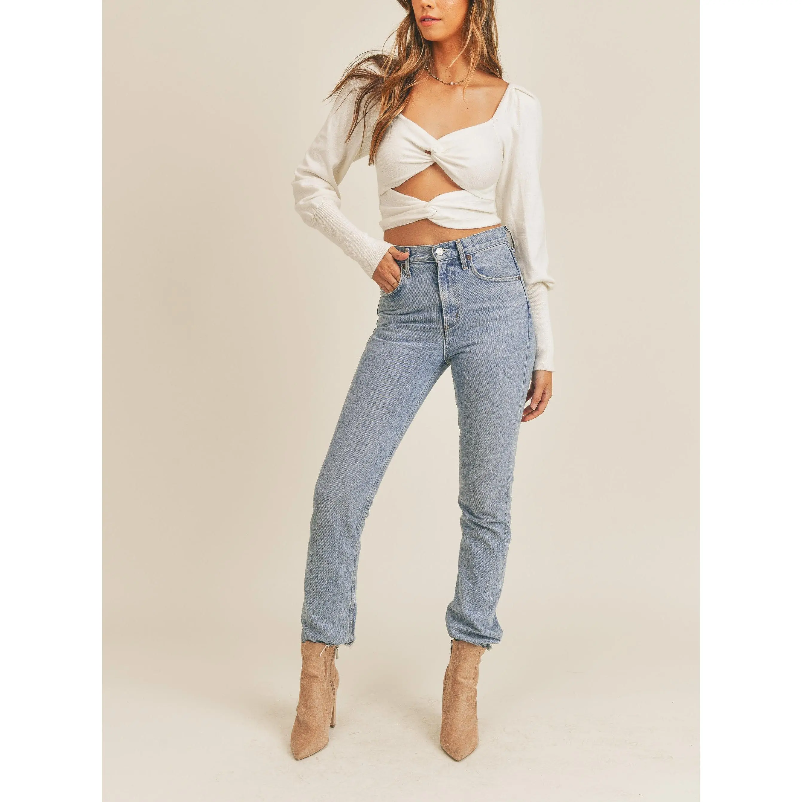 MADYSON CROP SWEATER