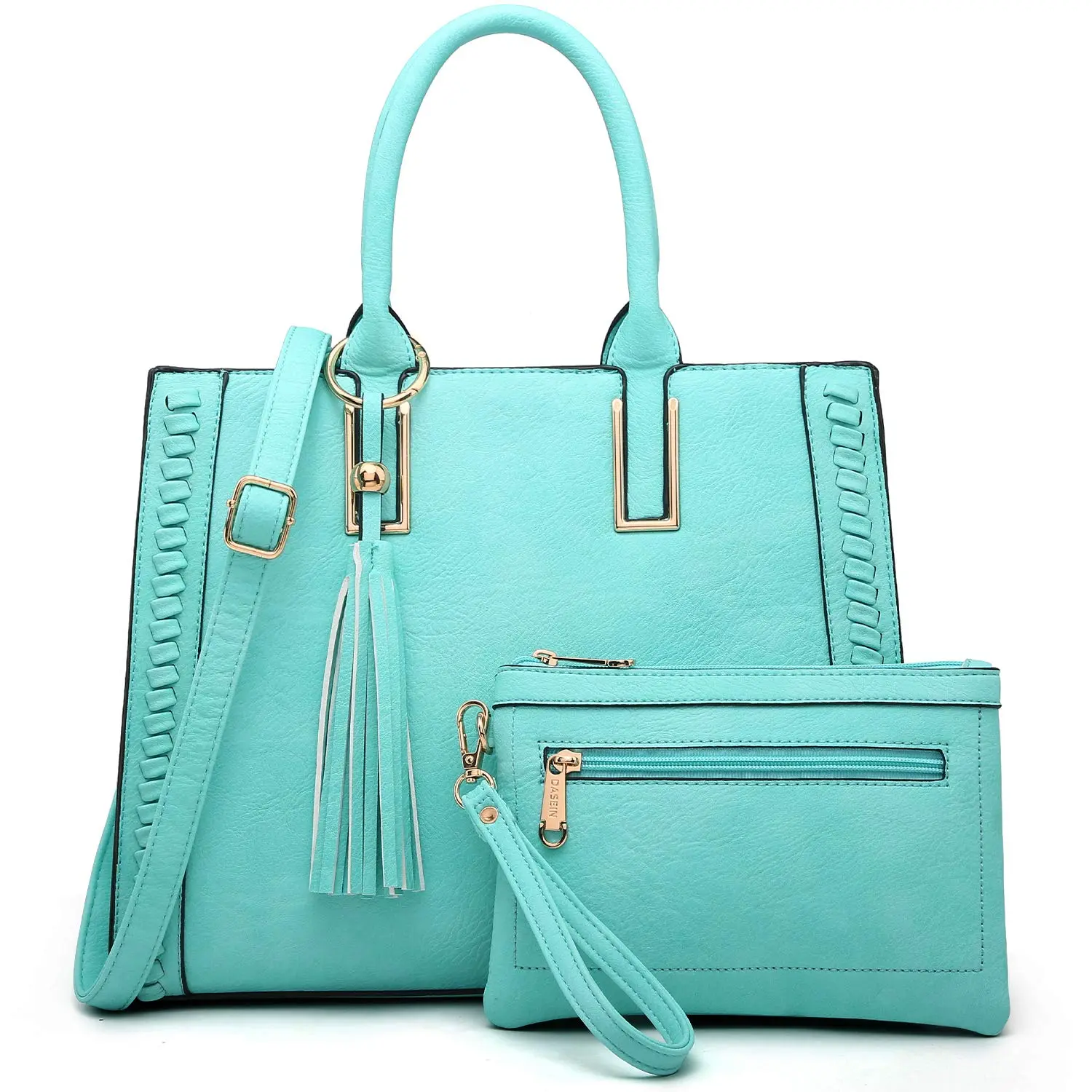 Handbags for Women Purses Monogram Satchel Purse Large Tote Ladies black plain fall totebag designer Handbag Casual Shoulder bags Top Handle Work bag 2pcs Set 2026
