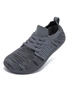 HOBIBEAR Women's Casual Textile Shoes, Round Toe Wide Fit Running Sneakers, All Season Comfortable Walking Footwear for Daily Wear, Breathable Walking Shoes, Soft Soled Shoes
