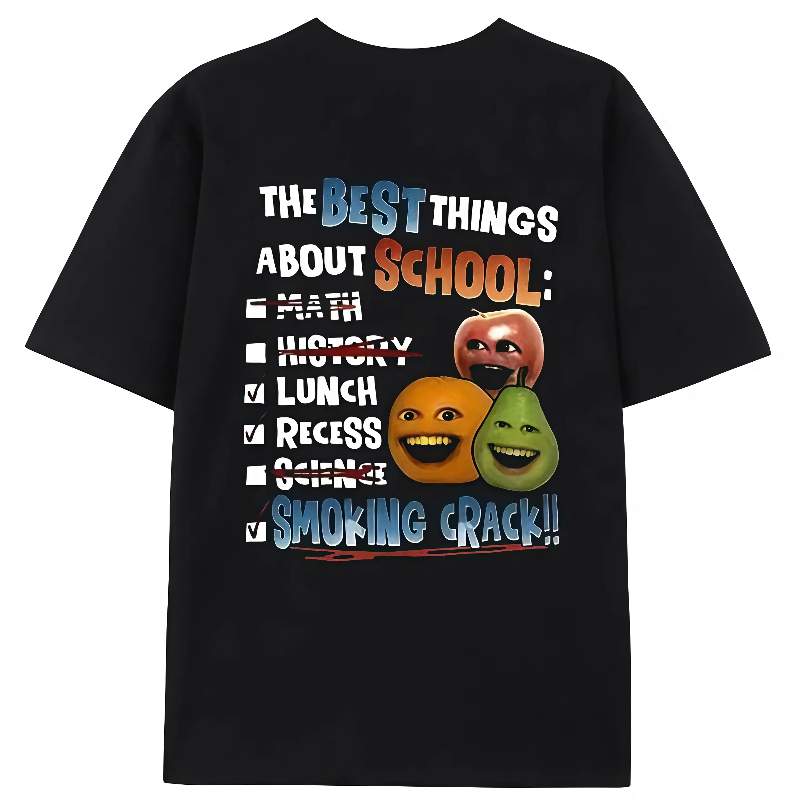 Women's Funny Meme T Shirts, Casual Shortsleeve Top with Orange Character, Soft Relaxed Fit School Tee, Ideal Student Gift, Round Neck, Breathable, Women's Clothes, Streetwear Clothing, Graphic Shirts, Silly Wearable, Funny Graphic Tee, Funny Sarcastic Hu