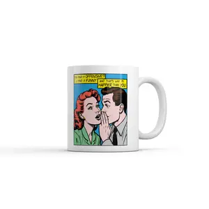 You Find It Offensive I Find It Funny Mug Funny Sarcastic Graphic Novelty Coffee Cup - 11oz Funny Coffee Mugs Ceramic Printed Drinkware Cup