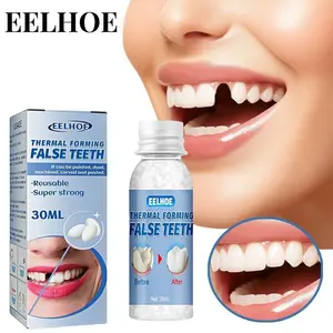 Moldable Oral Dental Gel Temporary Fillings - Thermoplastic Resin Denture Kit for Instant Smile Repair, Reusable & Safe Emergency Tooth Fix for Broken, Chipped or Missing Teeth, Easy Heat-Form Application, Portable, Comfortable & Long-Lasting At-Home Use