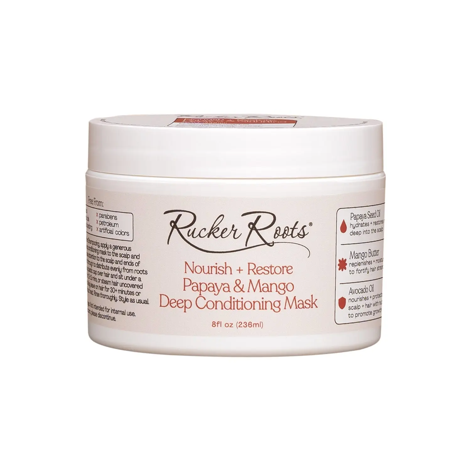 Nourish + Restore Papaya & Mango Deep Conditioning Mask | Vegan Hair Mask