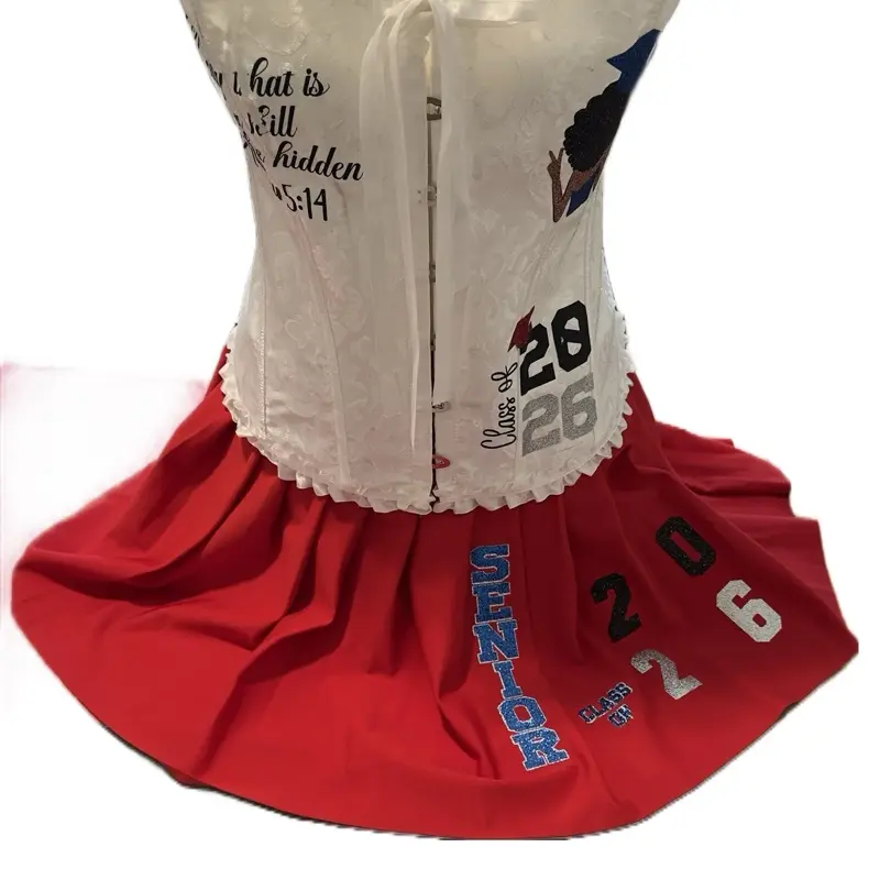 Personalized Graduation Corset and Skirt Set| Custom Graduation Outfit| Custom Senior Gift