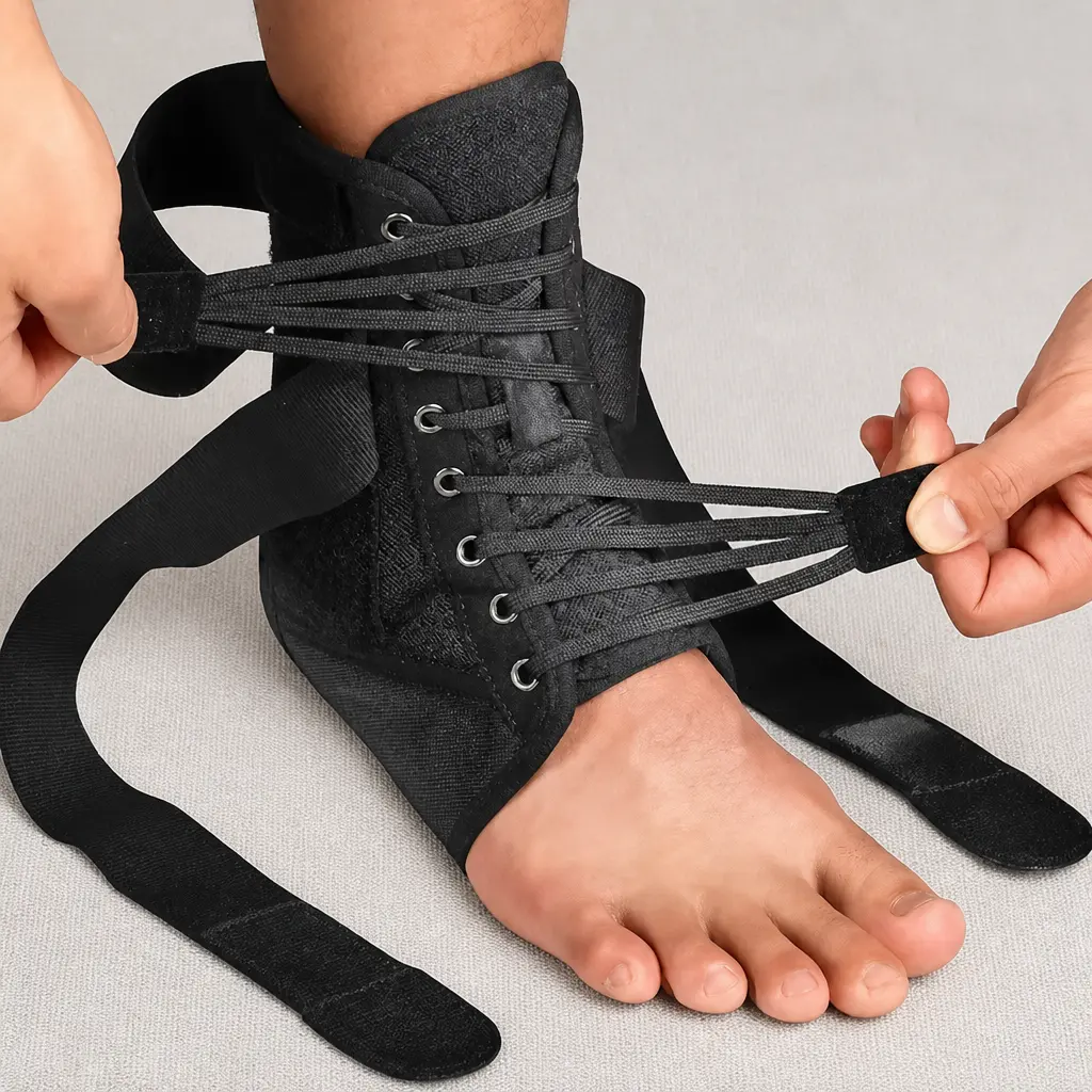 breathable ankle wrap Lock In Your Ankles with Confidence! Heavy-Duty Lace-Up Brace for Weak Ankles & Sports Protection – Anti-Slip Stability for Basketball & Volleyball – Feel Secure Every Step plantar fasciitis sohochic