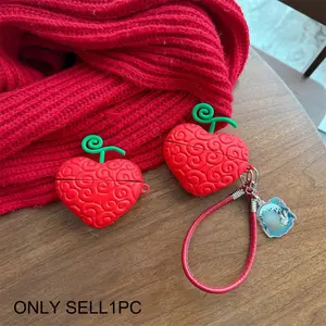 1 piece of surgical fruit-shaped earphone case, cute wireless Bluetooth earphone case, shockproof, durable, and stylish accessory, suitable for AirPods Pro 3/4/Pro/Pro 2, Headphone Accessories