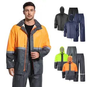 Men's Lightweight Waterproof Rain Suit,2-Piece Jacket and Pants for Cycling Hiking Golf Rain Gear