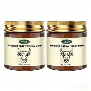 【Buy 1 Get 1】Whipped Grass-Fed Beef Tallow Honey Balm - 4 Oz,Moisturizing Cream for Soft, Smooth Skin - Handmade All-Natural Moisturizer - Lavender,hydrating, comfort, moisture boost cream, luminous firming cream, body care, hydrating dry skin
